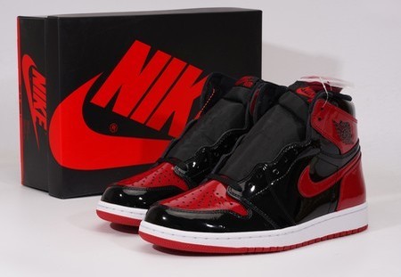 Jordan 1 Retro High OG Patent Bred 555088-063 SIZE: 36-47.5