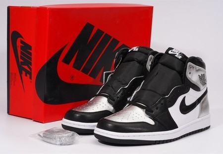 Air Jordan 1 High OG Retro "Silver Toe" size 36-46