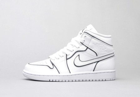 Air Jordan 1 Mid Iridescent Reflective White 36-46