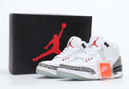 Air Jordan 3 Retro Free Throw Line White Cement 40-47.5