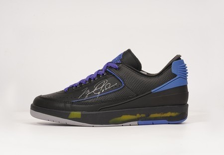 OFF-WHITE x Air Jordan 2 Black Varsity Royal SIZE: 40-47.5