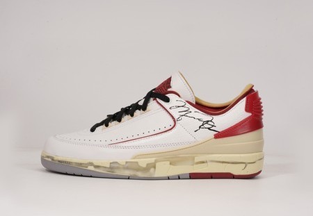 OFF-WHITE x Air Jordan 2 White Varsity Red SIZE: 40-47.5