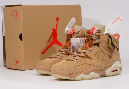 Travis Scott x Air Jordan 6 Retro SP "British Khaki" 40-47.5