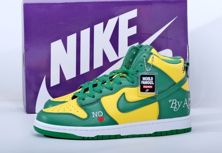 Supreme x Nike SB Dunk High By Any Mean Brazil Size 36-47.5