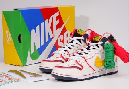 NK x Gundam SB Dunk High"Project Unicom - RX-0" SIZE: 36-46