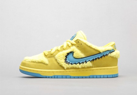 Nike SB Dunk Low Grateful Dead Bears Opti Yellow SP36-46