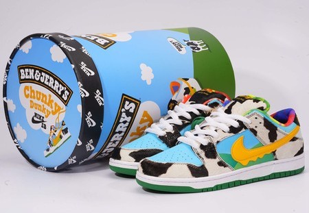 Nike SB Dunk Low Ben & Jerry's Chunky Dunky (With Special Barrel Box) 36-46