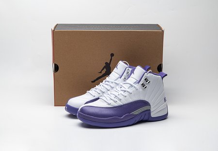 Air Jordan 12 White Purple Size 40-47.5