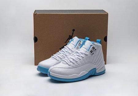 Jordan 12 Retro White University Blue (2004) (Women's) Size 40-47.5