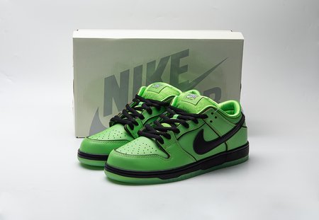 The Powerpuff Girls x Nike SB Dunk Low Buttercup Size 36-48